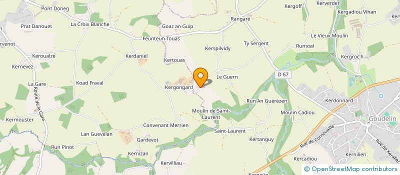 localisation de l'entreprise MADAME ANNE-MARIE DAVAUD  GOUDELIN