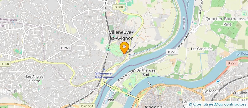 localisation de l'entreprise MADAME ANNE-MARIE DAVID  VILLENEUVE-LES-AVIGNON