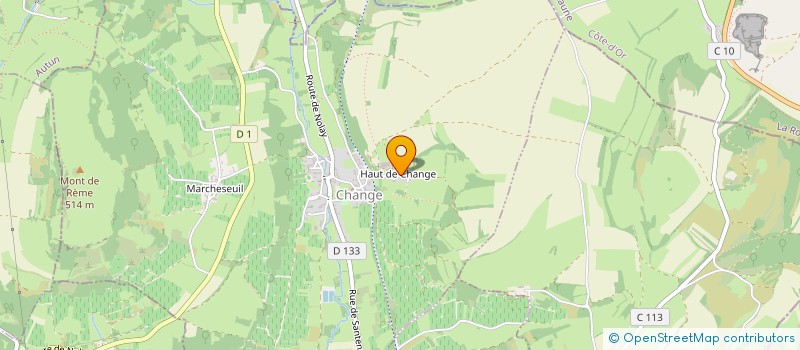 localisation de l'entreprise MADAME ANNE MARIE DE MAIGRET  CHANGE