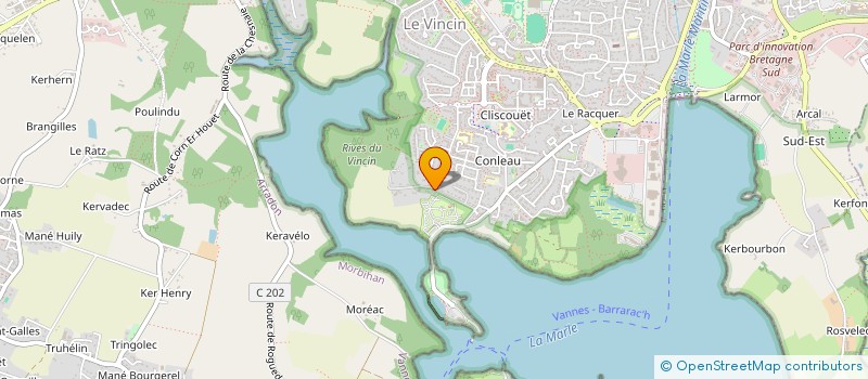 localisation de l'entreprise MADAME ANNE-MARIE DEBOIS à VANNES