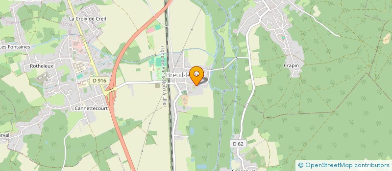 localisation de l'entreprise MADAME ANNE-MARIE DELAHOCHE  BREUIL-LE-VERT