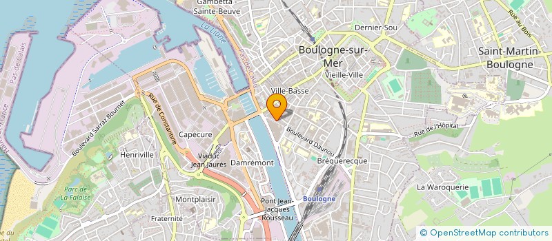 localisation de l'entreprise MADAME ANNE-MARIE DELANNOY  BOULOGNE-SUR-MER