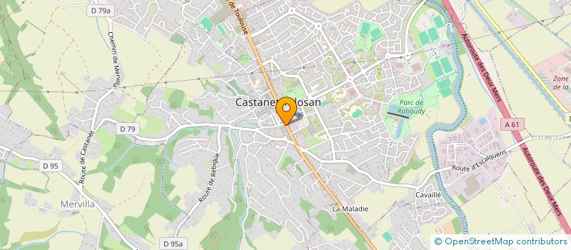 localisation de l'entreprise MADAME ANNE-MARIE DELBOSC à CASTANET-TOLOSAN