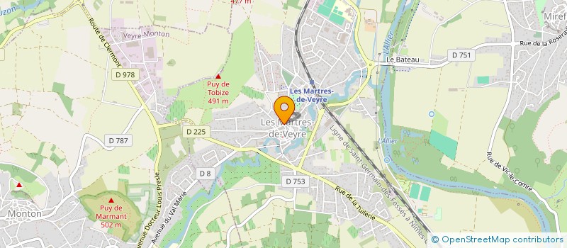 localisation de l'entreprise MADAME ANNE-MARIE DELLA CALCE  LES MARTRES-DE-VEYRE