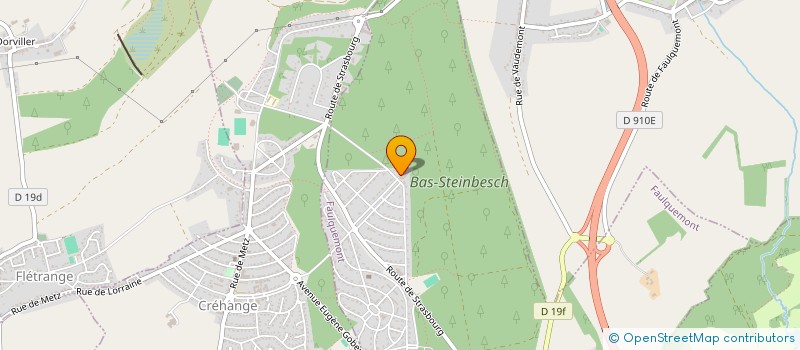 localisation de l'entreprise MADAME ANNE MARIE DELLA GIUSTINA  FAULQUEMONT