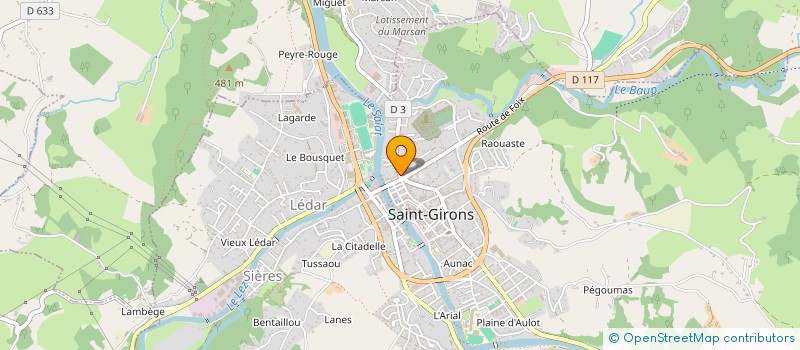 localisation de l'entreprise MADAME ANNE-MARIE DELORT à SAINT-GIRONS