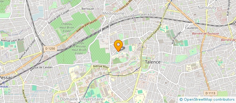 localisation de l'entreprise MADAME ANNE-MARIE DELPECH à TALENCE