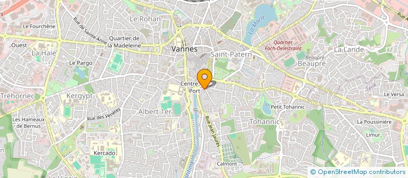 localisation de l'entreprise MADAME ANNE-MARIE DEROUINEAU à VANNES