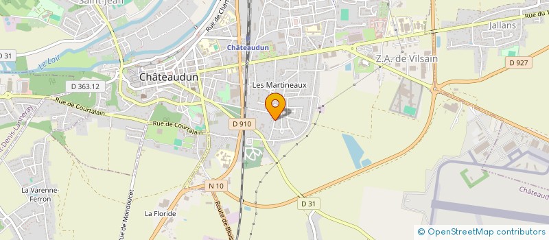 localisation de l'entreprise MADAME ANNE MARIE DERRE à CHATEAUDUN