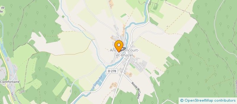 localisation de l'entreprise MADAME ANNE-MARIE DESROSIERS  ANCHENONCOURT-ET-CHAZEL