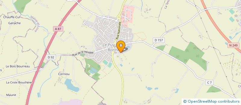 localisation de l'entreprise MADAME ANNE-MARIE DILLE à CHOLET