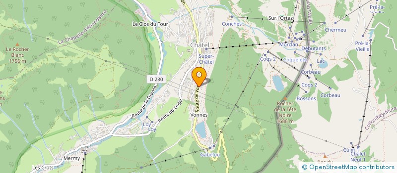 localisation de l'entreprise MADAME ANNE-MARIE DOBSON  CHATEL