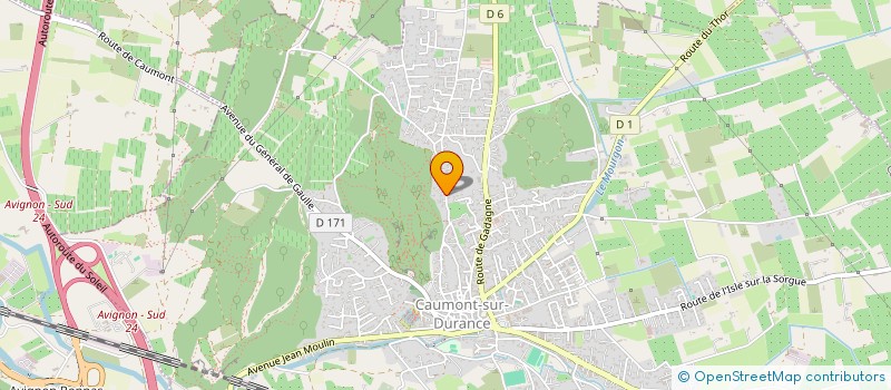 localisation de l'entreprise MADAME ANNE-MARIE DOLET  CAUMONT-SUR-DURANCE