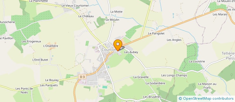 localisation de l'entreprise MADAME ANNE-MARIE DOMINGUEZ à COURTOMER