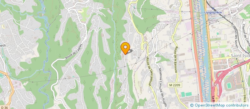 localisation de l'entreprise MADAME ANNE-MARIE DUBREUIL  LA GAUDE