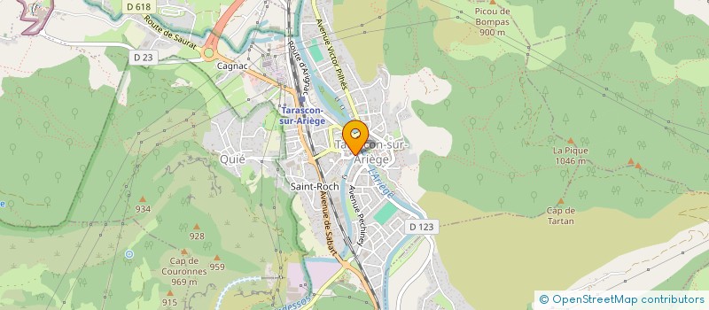 localisation de l'entreprise MADAME ANNE-MARIE DUBUISSON à TARASCON-SUR-ARIEGE