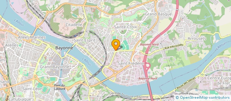localisation de l'entreprise MADAME ANNE-MARIE DUDEZ-ETCHEGARAY à BAYONNE