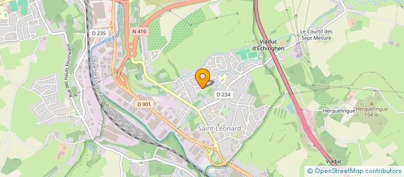 localisation de l'entreprise MADAME ANNE-MARIE DUFOURNY  HESDIN-L'ABBE