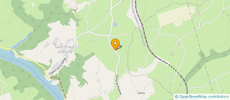 localisation de l'entreprise MADAME ANNE MARIE DUMAS  VEZELIN-SUR-LOIRE