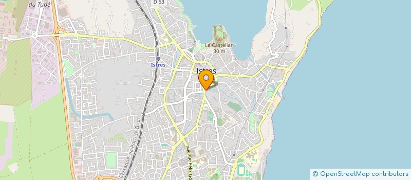 localisation de l'entreprise MADAME ANNE MARIE DUPUIS  ISTRES