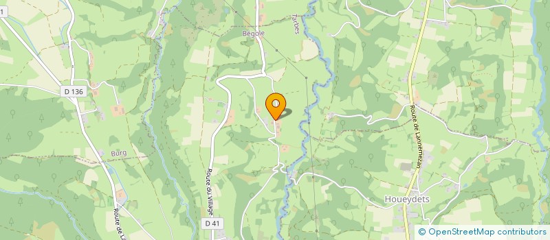 localisation de l'entreprise MADAME ANNE MARIE DURAND  BEGOLE