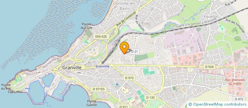localisation de l'entreprise MADAME ANNE-MARIE DUVAL à GRANVILLE