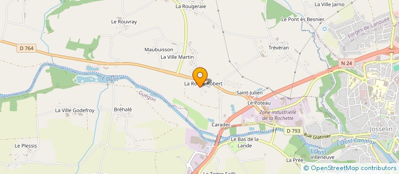 localisation de l'entreprise MADAME ANNE-MARIE EMERAUD à FORGES DE LANOUEE