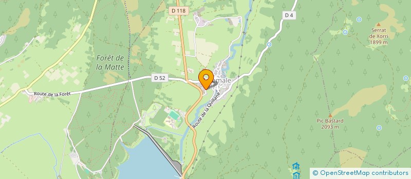 localisation de l'entreprise MADAME ANNE-MARIE ESCACH  MATEMALE