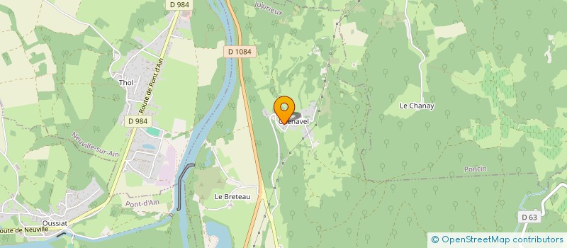 localisation de l'entreprise MADAME ANNE MARIE ESTEVAN à JUJURIEUX