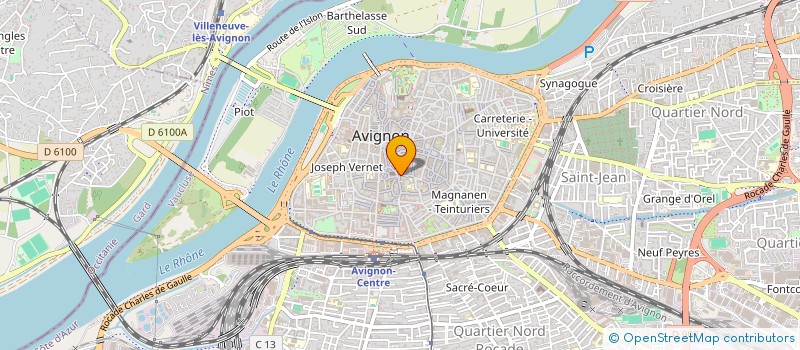 localisation de l'entreprise MADAME ANNE MARIE ET JEAN P INDIVISION REYNORD  AVIGNON