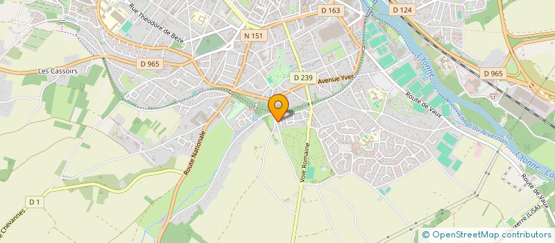 localisation de l'entreprise MADAME ANNE-MARIE ETORI A YOMBO à AUXERRE