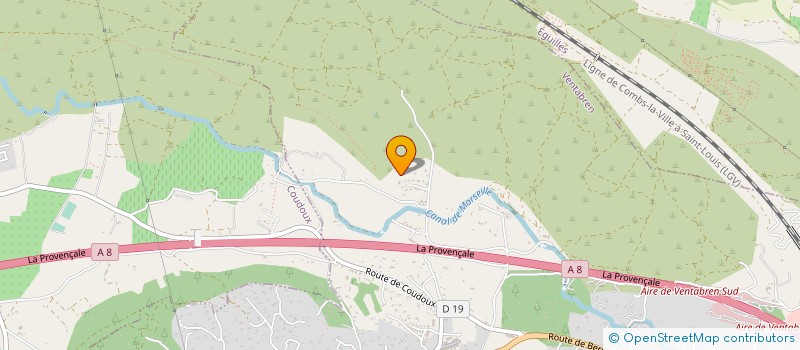 localisation de l'entreprise MADAME ANNE-MARIE FARACCI  VENTABREN