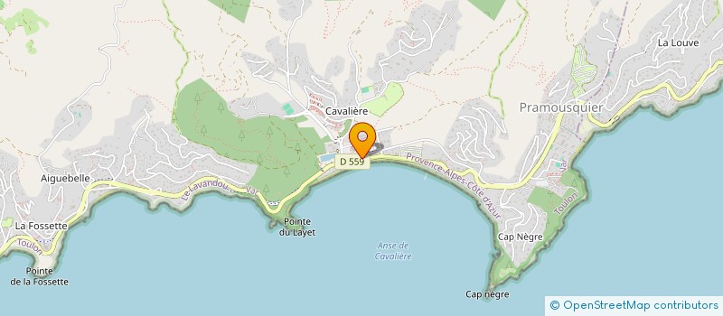 localisation de l'entreprise MADAME ANNE-MARIE FAVRE à LE LAVANDOU