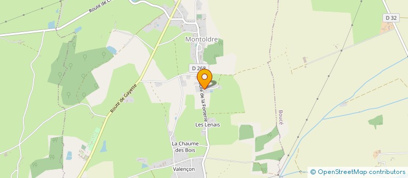 localisation de l'entreprise MADAME ANNE-MARIE FERMANEL  MONTOLDRE