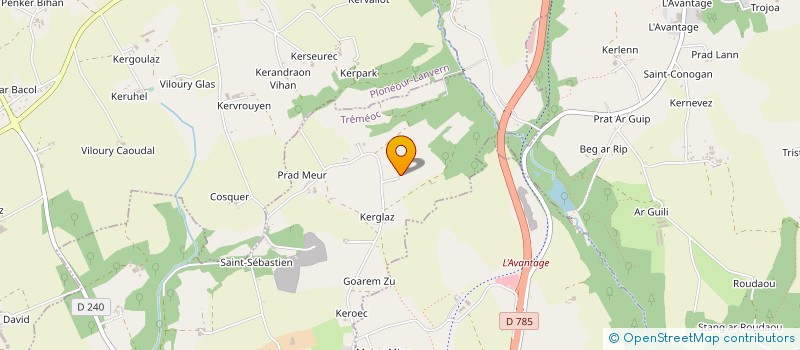 localisation de l'entreprise MADAME ANNE-MARIE FIRMIN  TREMEOC