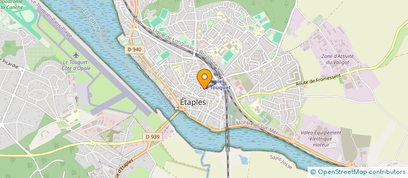 localisation de l'entreprise MADAME ANNE MARIE FLAHAUT à ETAPLES