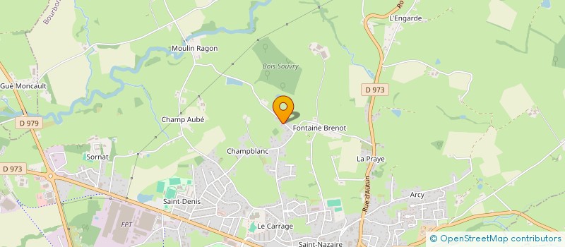 localisation de l'entreprise MADAME ANNE-MARIE FORAT  BOURBON LANCY