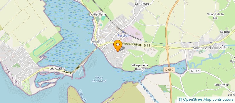 localisation de l'entreprise MADAME ANNE-MARIE FOUREY  PORT-BAIL-SUR-MER