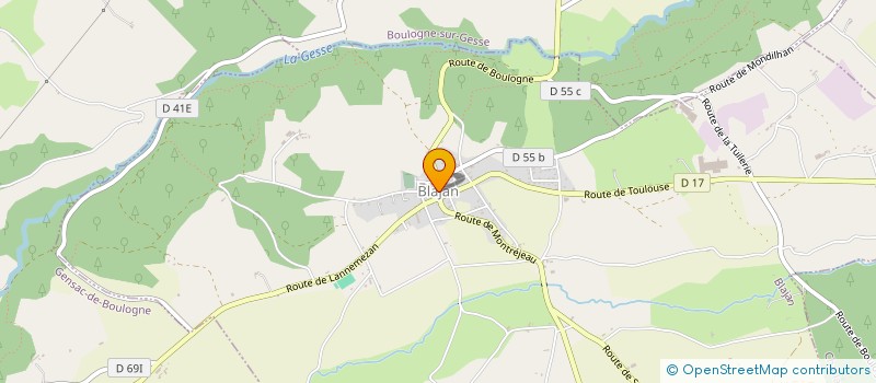 localisation de l'entreprise MADAME ANNE-MARIE FOURNIE  BLAJAN