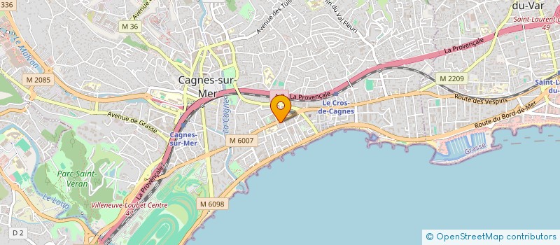 localisation de l'entreprise MADAME ANNE-MARIE FRAU à CAGNES-SUR-MER