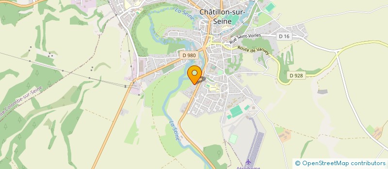 localisation de l'entreprise MADAME ANNE MARIE GABRIOT  CHATILLON-SUR-SEINE