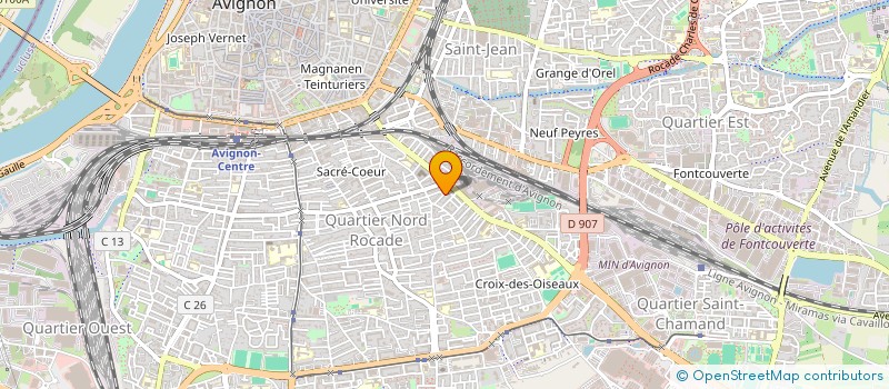 localisation de l'entreprise MADAME ANNE MARIE GARCIA  AVIGNON