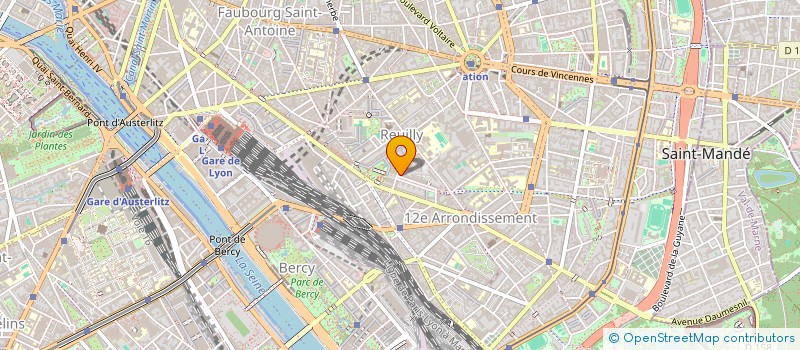 localisation de l'entreprise MADAME ANNE-MARIE GARCIA  PARIS