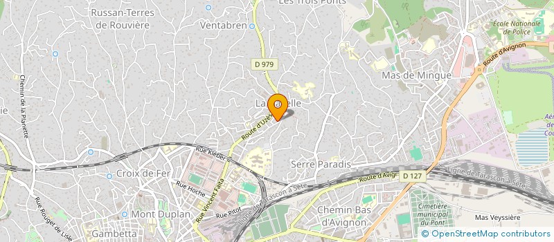 localisation de l'entreprise MADAME ANNE MARIE GARCIA  NIMES