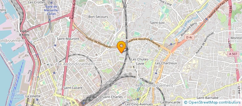 localisation de l'entreprise MADAME ANNE MARIE GATTI à MARSEILLE