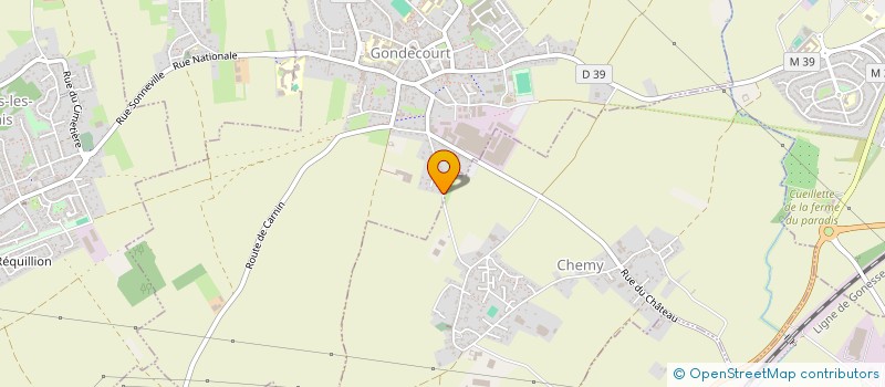 localisation de l'entreprise MADAME ANNE-MARIE GAWRONSKI à GONDECOURT