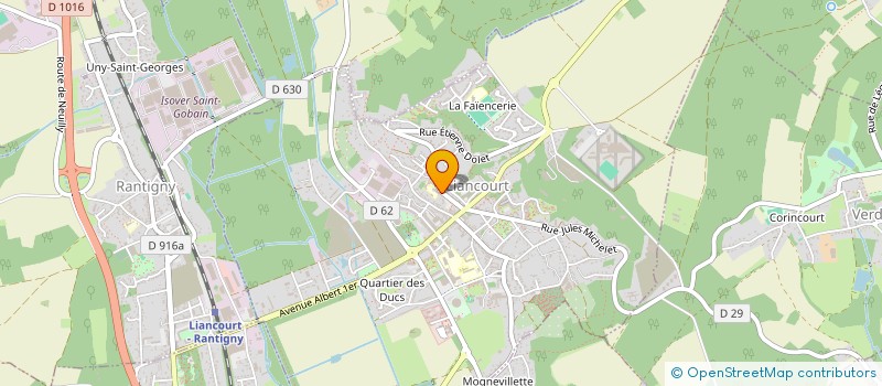 localisation de l'entreprise MADAME ANNE MARIE GENEVIEVE ROBERTSON  LIANCOURT