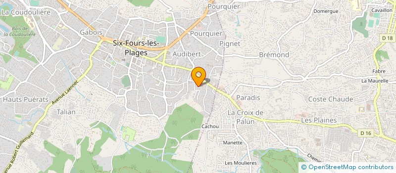 localisation de l'entreprise MADAME ANNE MARIE GENNARO à SIX-FOURS-LES-PLAGES