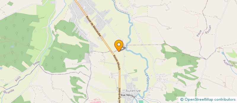 localisation de l'entreprise MADAME ANNE-MARIE GILABERT  AUTERIVE