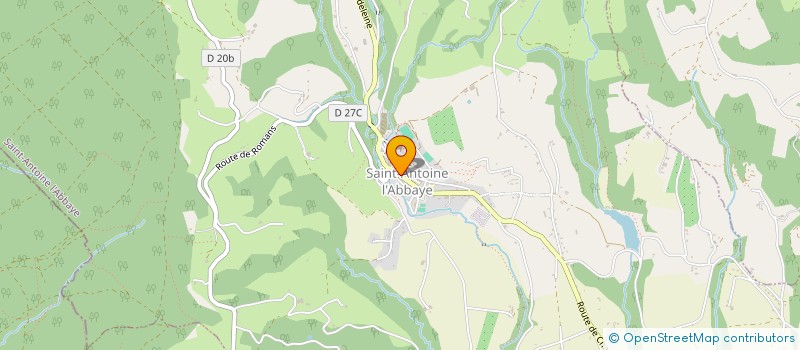 localisation de l'entreprise MADAME ANNE-MARIE GIROUD à SAINT ANTOINE L'ABBAYE